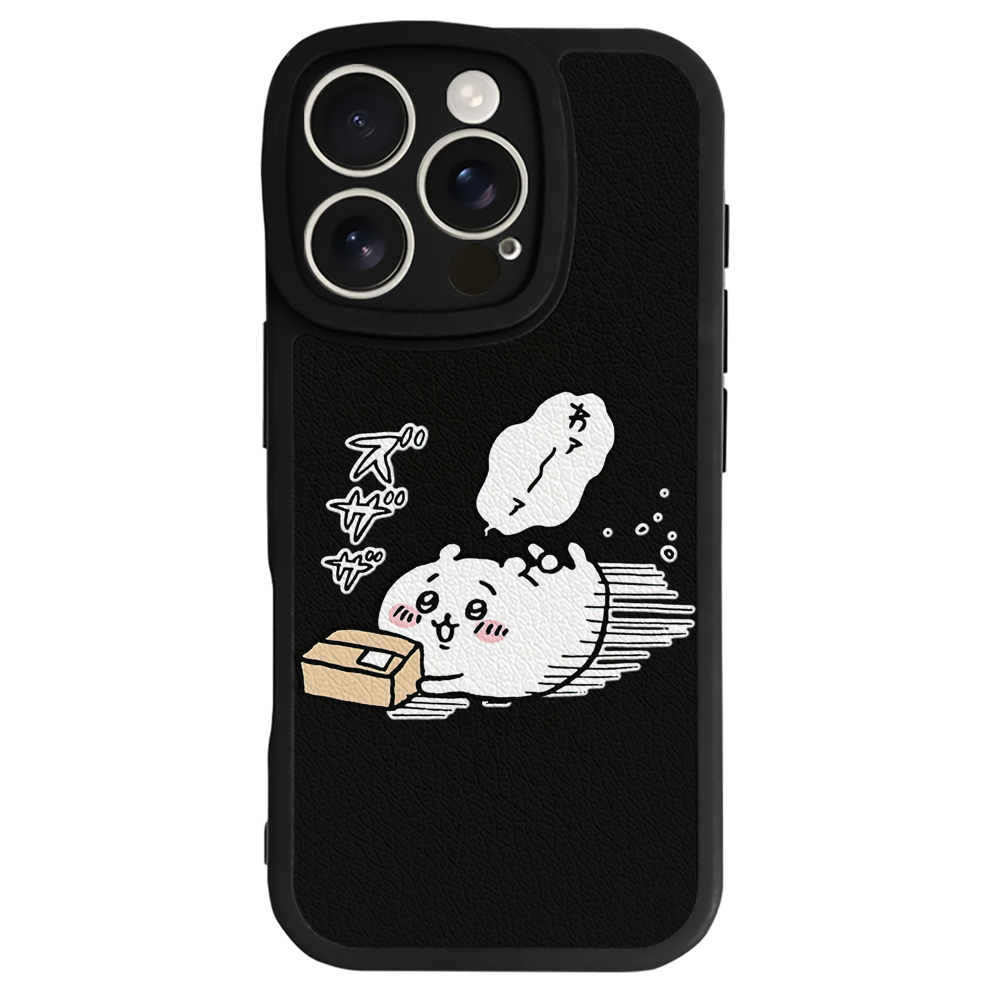 （画像用） ちいかわ ちいかわ Chii-kawa chiikawa 【iPhone 16シリーズ対応】シリコンスマホケース（レザー調） 材質：シリコン